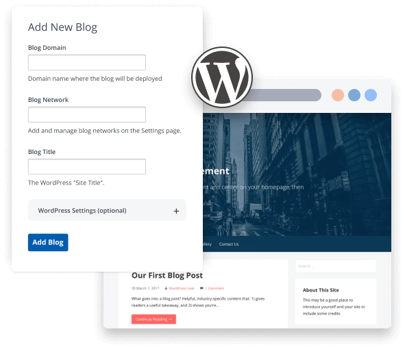 1-Click Blog Install